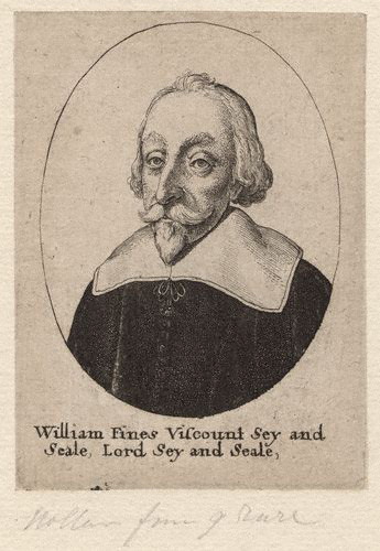 NPG D7971,William Fiennes, 1st Viscount Saye and Sele,by Wenceslaus Hollar