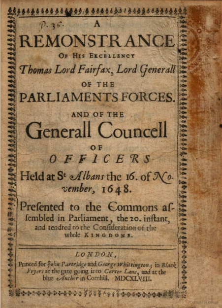 Remonstrance 1648
