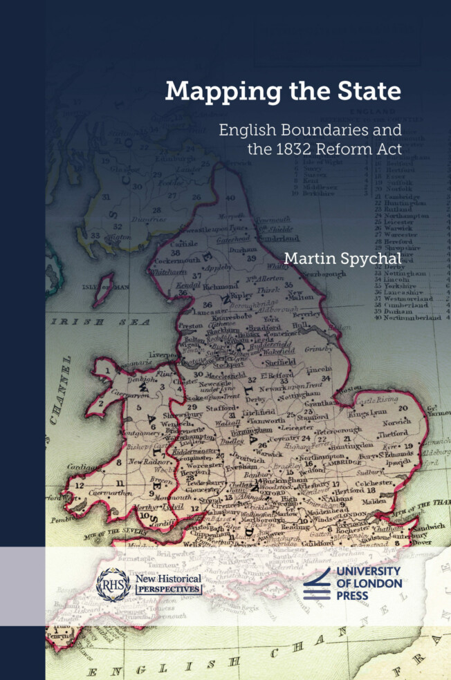 A book front cover with a map of England and Wales